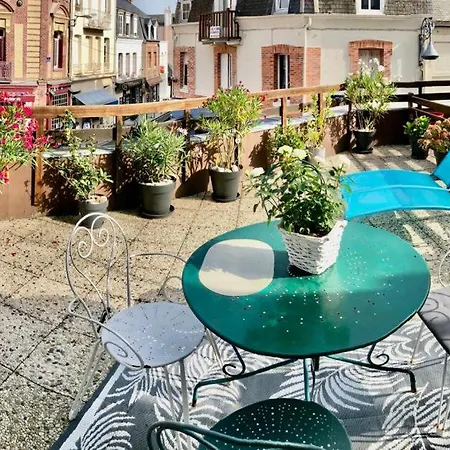 Appartement Cosy Avec Grande Terrasse Vue Mer Villers-sur-Mer Exterior foto
