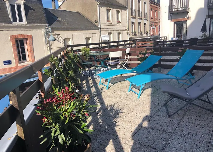Appartement Cosy Avec Grande Terrasse Vue Mer