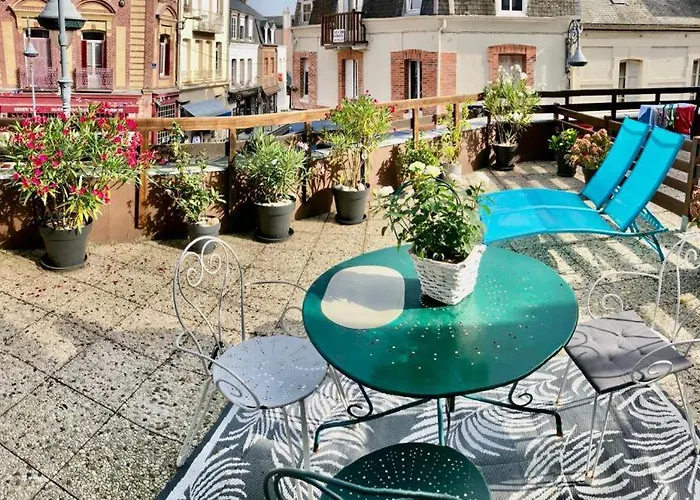 Appartement Cosy Avec Grande Terrasse Vue Mer